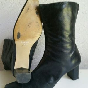 Leather boots